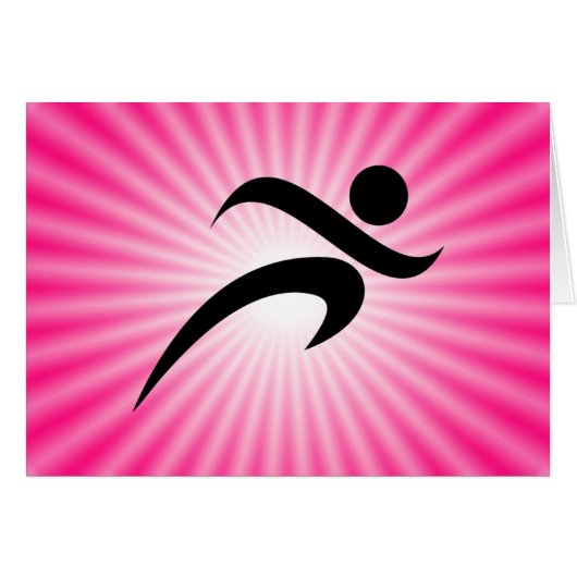 Pink Running Cards (Front Horizontal)