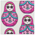 pink Russian Doll Fabric