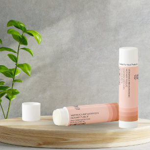 Pink Rust Notary Business Card Lip Balm Giveaway