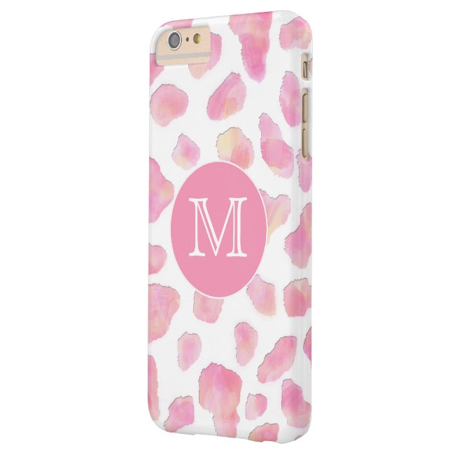 PINK SAFARI | Pink Leopard Monogram Phone Case