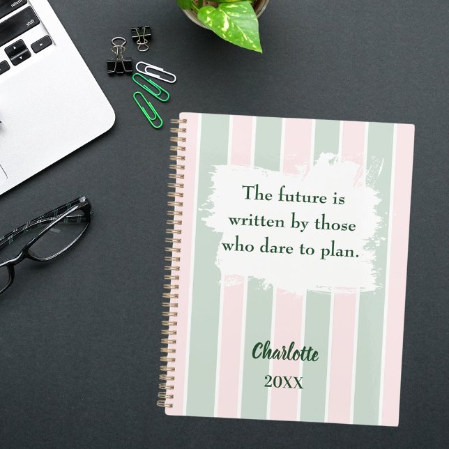 Pink sage green inspirational quote writing 2026 planner (Creator Uploaded)