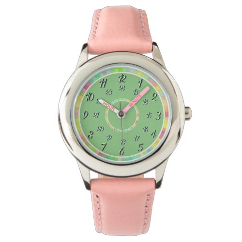 Pink Sage Green  Watch