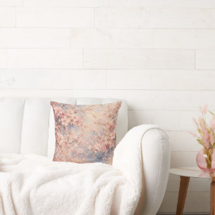 pink sakura Cherry Blossom romantic dreamy Throw Pillow