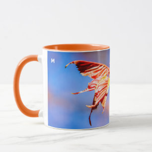 Pink Sakura Flower Blue Sky Mug