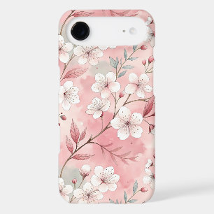 Pink Sakura Flower Pattern iPhone 17 Air Case