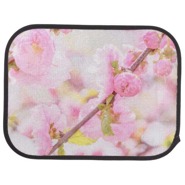 Pink sakura flowers - Japanese cherry blossom Car Floor Mat (Rear)