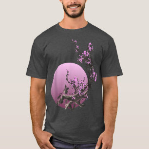 Pink Sakura Flowers japanese cherry blossom T-Shir T-Shirt