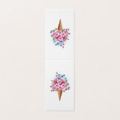 Pink Sakura Ice Cream Waffle Cone (Outside Unfolded)