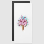Pink Sakura Ice Cream Waffle Cone (Front/Back)