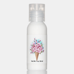 Pink Sakura Ice Cream Waffle Cone Hand Lotion