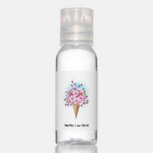 Pink Sakura Ice Cream Waffle Cone Hand Sanitizer