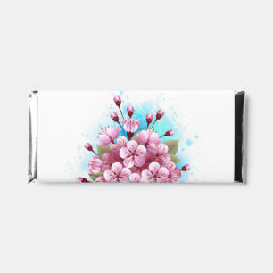 Pink Sakura Ice Cream Waffle Cone Hershey Bar Favors