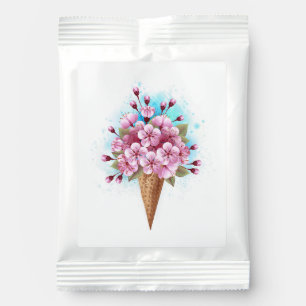 Pink Sakura Ice Cream Waffle Cone Margarita Drink Mix