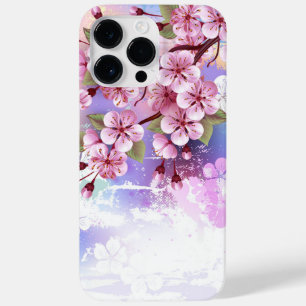 Pink Sakura on Painting Background Case-Mate iPhone 14 Pro Max Case