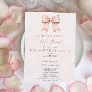 Pink Sakura Ribbon – Japanese-Inspired  Invitation