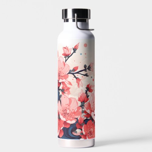 Pink Sakura Water Bottle