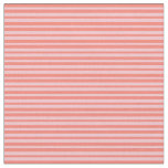 [ Thumbnail: Pink & Salmon Lines Pattern Fabric ]