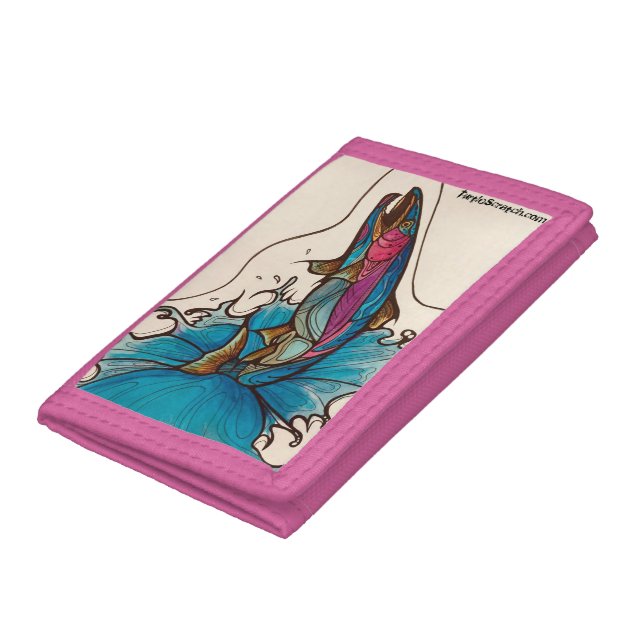 Pink Salmon Photo Wallet (Bottom)