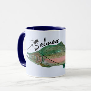 Pink Salmon Slayer Original Design Mug