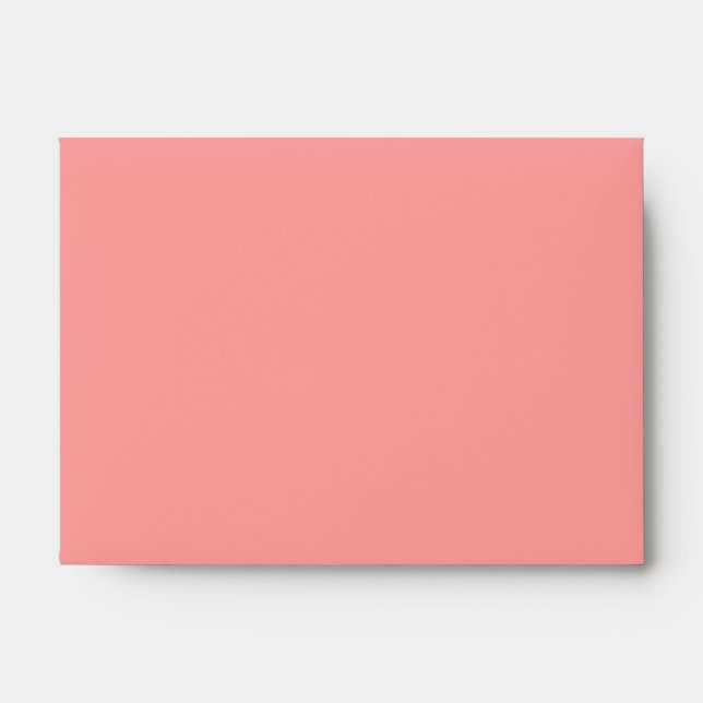 Pink Salmon Solid Color Envelope (Front)