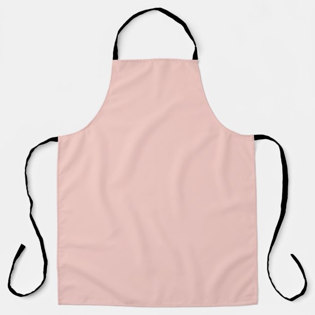Pink Salt Solid Color Apron (Front)