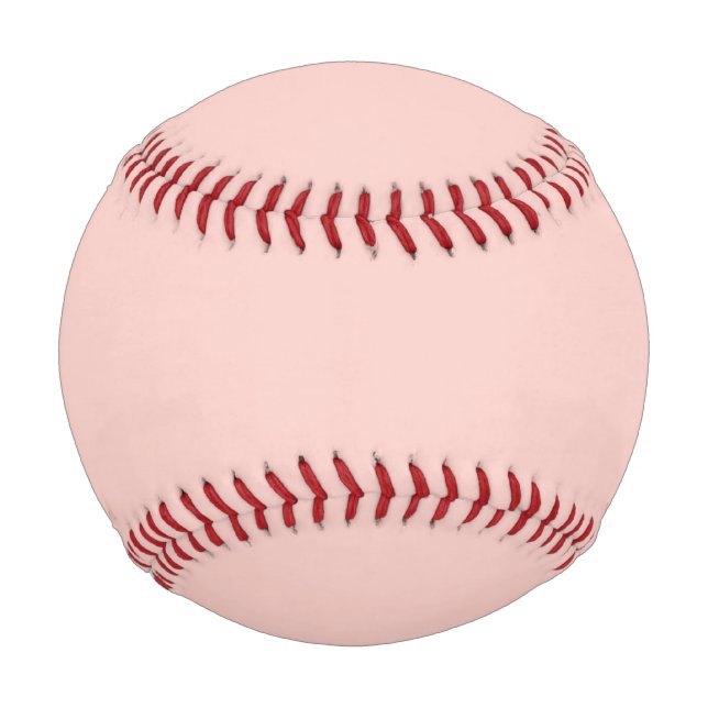 Pink Salt Solid Color Baseball (Front)