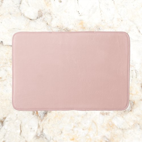 Pink Salt Solid Color Bath Mat
