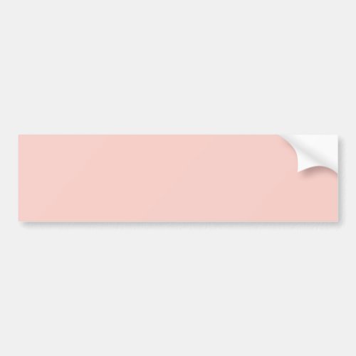 Pink Salt Solid Color Bumper Sticker