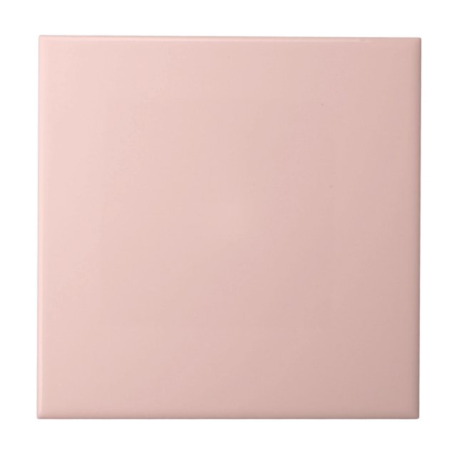 Pink Salt Solid Color Ceramic Tile (Front)