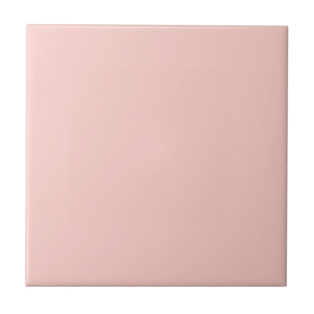 Pink Salt Solid Color Ceramic Tile (Front)
