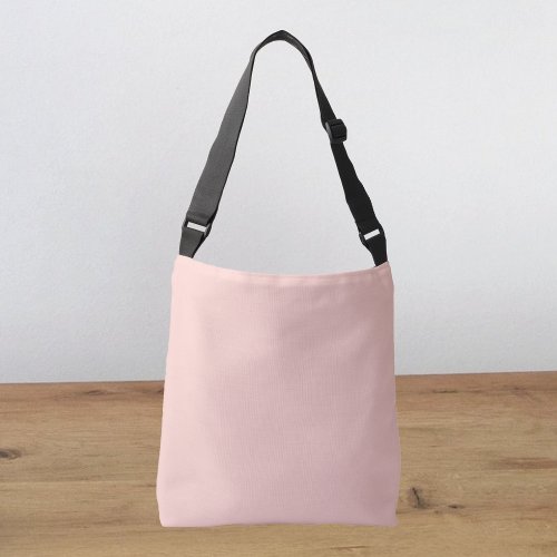 Pink Salt Solid Color Crossbody Bag