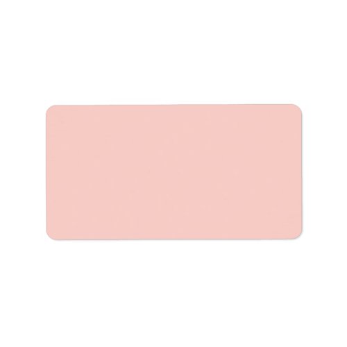 Pink Salt Solid Color Label