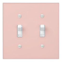 Pink Salt Solid Color Light Switch Cover