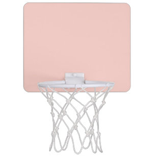 Pink Salt Solid Color Mini Basketball Hoop