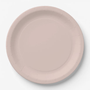 Pink Salt Wedding Plain Custom Bridal Shower Cute Paper Plates