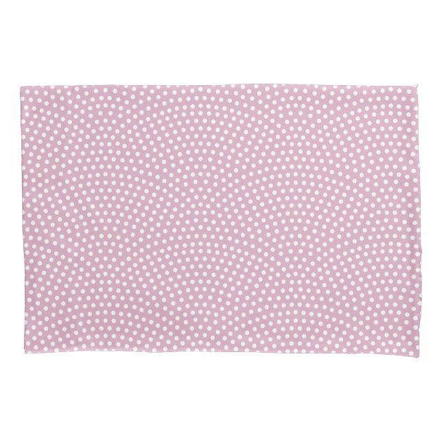Pink Same Komon (large scale) Pillow Case (Front-Left)