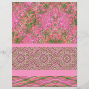 Pink Sampler Bulk Scrapbook Paper Pages