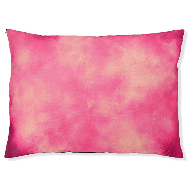 Pink Sand Cloud Effect  Dog Bed (Front)