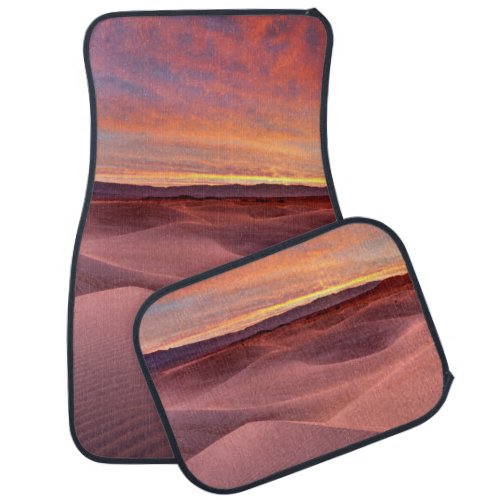 Pink sand dunes Death Valley CA Car Mat