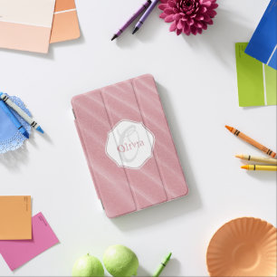 Pink Sand Ripples Personalized iPad Mini Cover