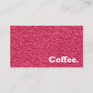 Pink Sand Simple Minimal Coffee | Style R Loyalty Card