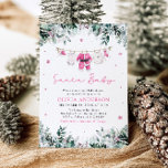 Pink Santa Baby Christmas Clothesline Baby Shower Invitation<br><div class="desc">Get ready to celebrate with a touch of holiday magic using our Pink Santa Baby Christmas Clothesline Baby Shower Invitation! 🎅👶 This sweet and festive design features baby clothes hanging on a charming pink clothesline, paired with a cute Santa theme, perfect for a holiday-inspired baby shower. The soft pink tones...</div>
