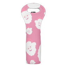 Pink Santa Wine Tote