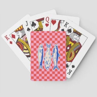 Pink Sardine Color Pop Poker Cards