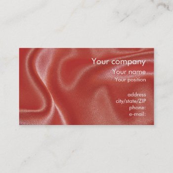"pink Satin" Business Card by madelaide at Zazzle