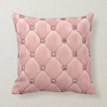 Pink Satin Metallic Elegant Satin Metallic Throw Pillow<br><div class="desc">Beautiful elegant pink blush satin look pretty throw pillow.</div>