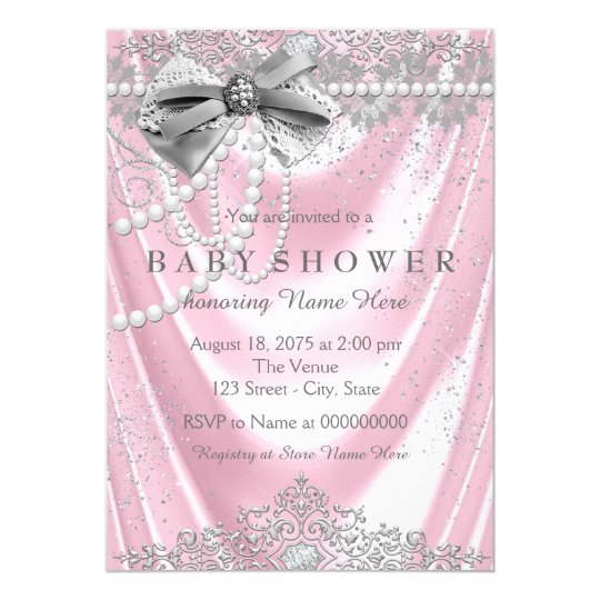 Girly Baby Shower Invitations 9