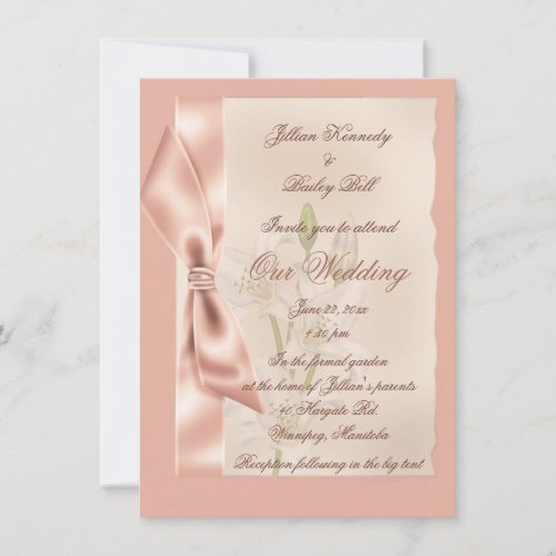 Formal Wedding Invitation