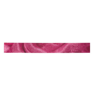 Pink Satin Rose Ribbon
