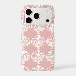 Pink Scallop Shell iPhone Case Art Deco Coquette